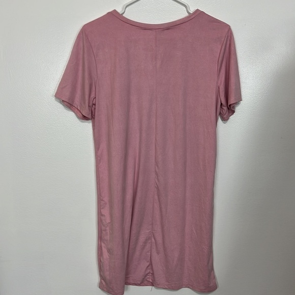 Ezra Pink Shift Dress Large - Picture 5 of 6